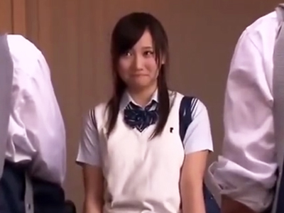 「ドロドロにして欲しいの‥」ザーメン狂いな激カワJKに大量顔射！